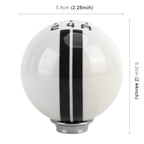 Universal Vehicle Ball Shape Modified Resin Shifter Manual 5-Speed Gear Shift Knob