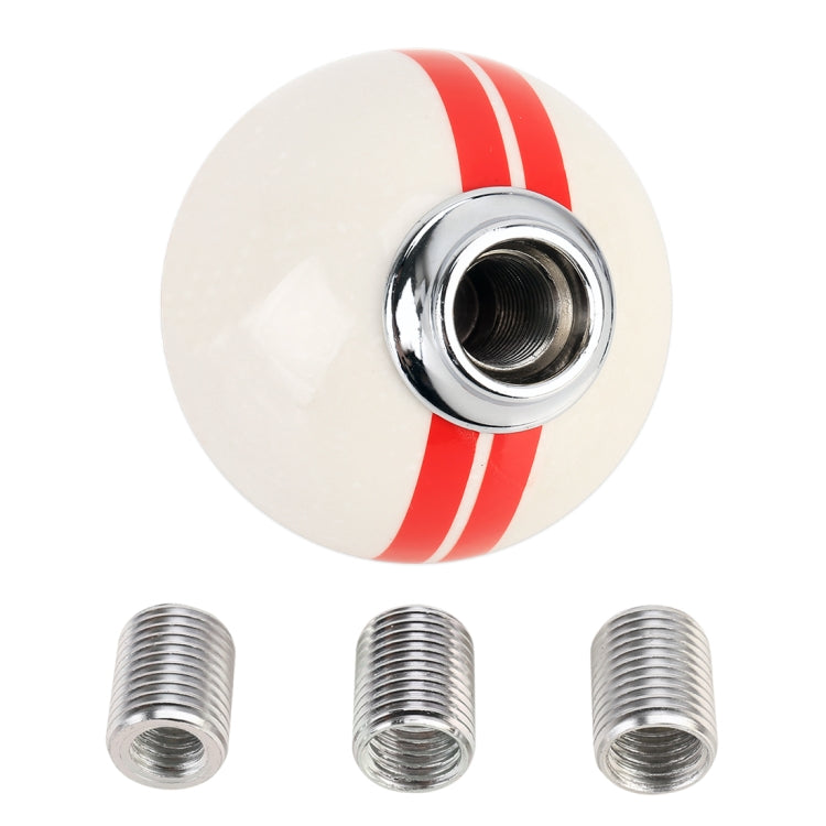 Universal Vehicle Ball Shape Modified Resin Shifter Manual 6-Speed Left-R Gear Shift Knob