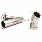 CNSPEED Stainless Steel Car Remote Control Electric Exhaust Valve Pipe Set, Size: 2.25 inch, Size: 2.25 inch