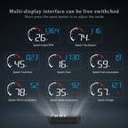 M10 3.5 inch Universal Car OBD2 HUD Vehicle-mounted Head Up Display, M10(Blue), M10(Yellow)