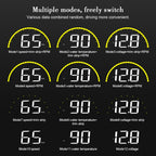C700 2.6 inch Universal Car OBD2 HUD Vehicle-mounted Head Up Display, C700