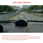 C700 2.6 inch Universal Car OBD2 HUD Vehicle-mounted Head Up Display, C700