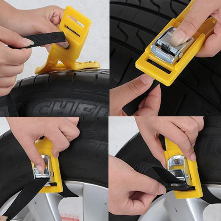 6PCS Car Snow Tire Anti-skid Chains For Family Car, Anti-skid Chains 3