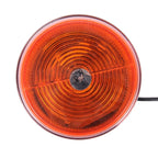 Brilliant Strong Xenon Strong Magnetic Doom Installation Flash Strobe Warning Light, DC 12V, Wire Length: 60cm, Yellow Light