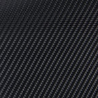 1.52m × 0.5m 4D Deep Blue Gloss Carbon Fiber Vinyl Wrap Car Sticker Decal Bubble Free Air Release