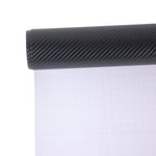 1.52m × 0.5m 4D Deep Blue Gloss Carbon Fiber Vinyl Wrap Car Sticker Decal Bubble Free Air Release