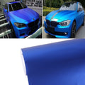 1.52m x 0.5m Ice Blue Metallic Matte Icy Ice Car Decal Wrap Auto Wrapping Vehicle Sticker Motorcycle Sheet Tint Vinyl Air Bubble Free, 1.5m * 0.5m
