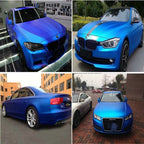 1.52m x 0.5m Ice Blue Metallic Matte Icy Ice Car Decal Wrap Auto Wrapping Vehicle Sticker Motorcycle Sheet Tint Vinyl Air Bubble Free, 1.5m * 0.5m