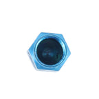 4PCS SA Metal Plated Hexagon Shape Universal Tire Valve Stem Cap, Hexagon Shape