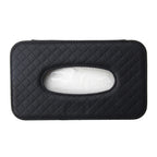 Universal Car Facial Tissue Box Case Holder Tissue Box Fashion and Simple Paper Napkin Bag with Napkin, With Napkin (Black), With Napkin (Khaki), With Napkin (Brown)