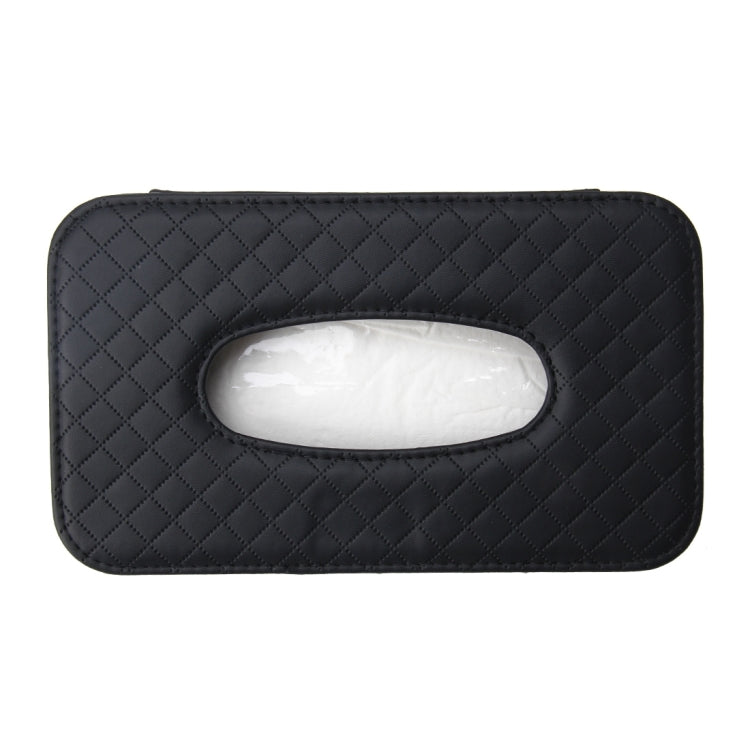 Universal Car Facial Tissue Box Case Holder Tissue Box Fashion and Simple Paper Napkin Bag with Napkin, With Napkin (Black), With Napkin (Khaki), With Napkin (Brown)
