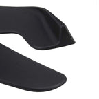 2 PCS Universal Fit Car Front Bumper Spoiler Lip Splitter Diffuser SUV ABS Front Shovel, Length: 68cm, Length: 68cm