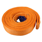 ZONGYUAN ZY-0223 Car 5m×5cm 8 Ton Towing 2 Ton Lifting Rope Straps High Strength Cable Cord Heavy Duty Recovery Securing Accessories for Cars Trucks(No Hook), 5m×5cm no hook