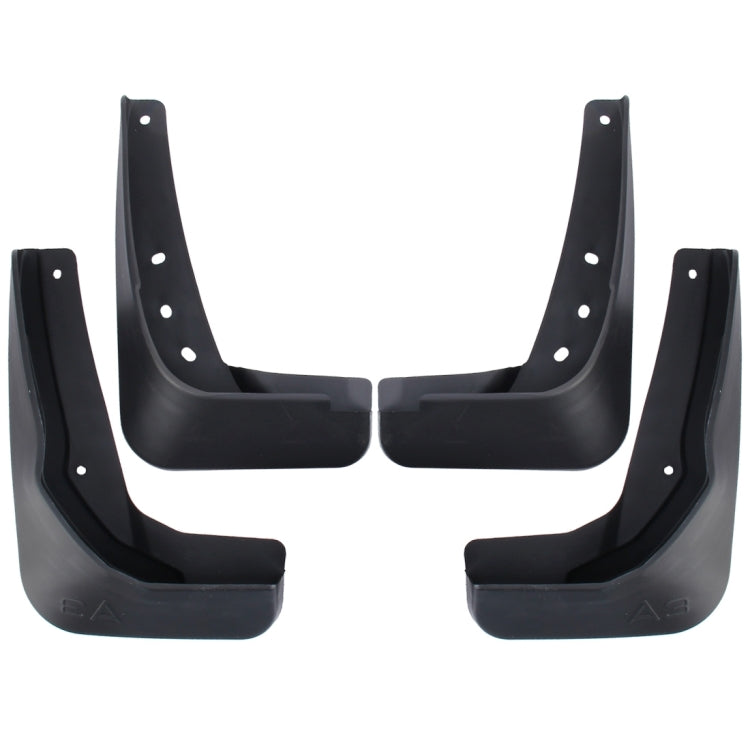 4 PCS Car Auto Semi-Rigid PVC Splash Flaps Mudguards Fender Guard for Audi A3 Sedan 2017-2020, For A3 Sedan
