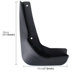 4 PCS Car Auto Semi-Rigid PVC Splash Flaps Mudguards Fender Guard for Audi A3 Sedan 2017-2020, For A3 Sedan