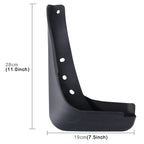 4 PCS Car Auto Semi-Rigid PVC Splash Flaps Mudguards Fender Guard for Audi A3 Sedan 2017-2020, For A3 Sedan