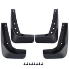 4 PCS Car Auto Semi-Rigid PVC Splash Flaps Mudguards Fender Guard for Audi A3 Sedan 2017-2020, For A3 Sedan