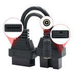 12 Pin to 16 Pin OBDII Diagnostic Cable for Mitsubishi, For Mitsubishi