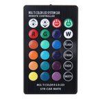 2 PCS T10 2W Auto Flash Strobe Fade Smooth Remote Controlled Colorful LED Clearance Decorative Light, DC 12V, 2W