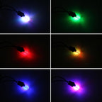 2 PCS T10 2W Auto Flash Strobe Fade Smooth Remote Controlled Colorful LED Clearance Decorative Light, DC 12V, 2W
