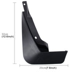 4 PCS Car Auto Semi-Rigid PVC Splash Flaps Mudguards Fender Guard for Audi A4L 2016 Version, For 2016 A4L