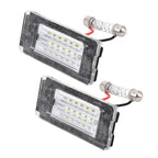 2 PCS License Plate Light with 18  SMD-3528 Lamps for BMW MINI R56,2W 120LM,6000K, DC12V (White Light), For BMW MINI R56