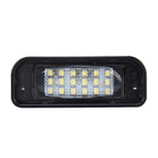 2 PCS License Plate Light with 18  SMD-3528 Lamps with Canbus for Mercedes-Benz W220,2W 120LM,6000K, DC12V(White Light), For Benz W220