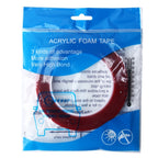 5m x 1cm 1mm Thickness Acrylic Foam Double Sided Adhesive Sticker Tape, 5m x 1cm