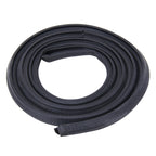 80cm B Shape Car Decorative Strip Rubber Chrome Decoration Strip Door Seal Window Seal, 80cm B Shape