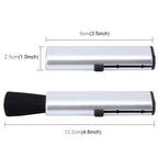 Car Portable Scalable Nylon Cleaning Brush with ABS Handle, 1PCS+Silver, 1PCS+Black