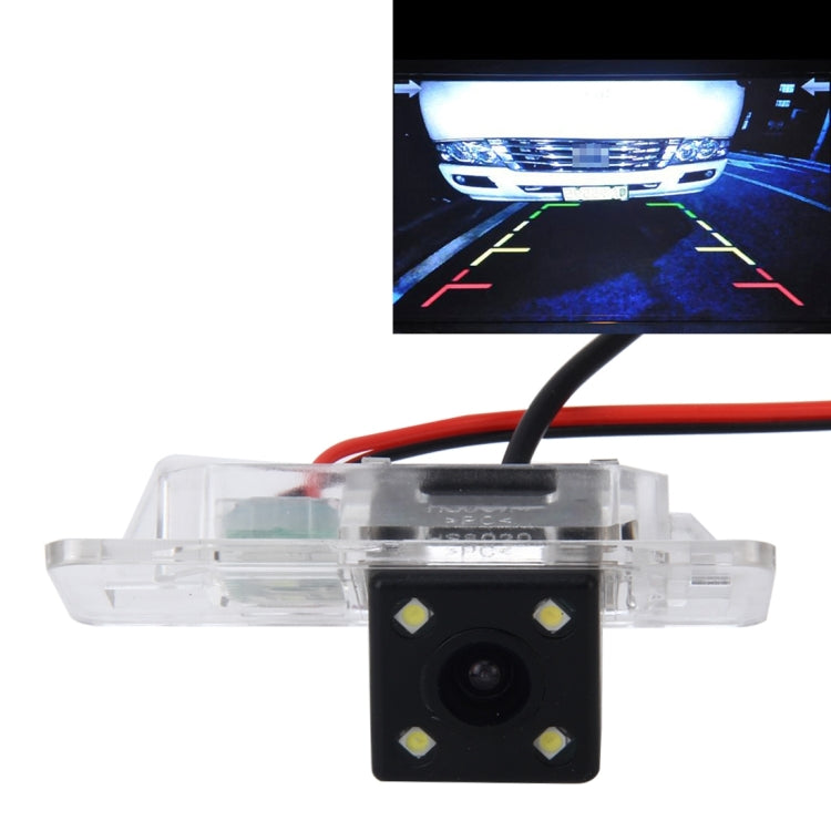 656×492 Effective Pixel  NTSC 60HZ CMOS II Waterproof Car Rear View Backup Camera With 4 LED Lamps for BMW 3 Series /5 Series/ X5/X6/X1/1 Series Sedan 2008-2010 Version , For BMW 3 Series 2008-2010 Version