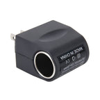 6W Vehicle Power Inverters 220V AC/DC to 12V DC with Car Cigarette Lighter Socket Adapter Converter Vehicle Amplifier Power Output: DC 12V 500mA(US Plug), 12V 500mA(US Plug)