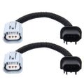 2 PCS H13  Car HID Xenon Headlight Male to Female Conversion Cable with Ceramic Adapter Socket, 9004/9007