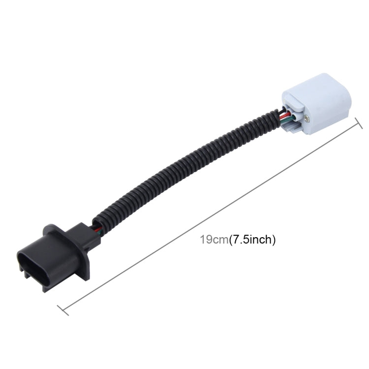 2 PCS H13  Car HID Xenon Headlight Male to Female Conversion Cable with Ceramic Adapter Socket, 9004/9007