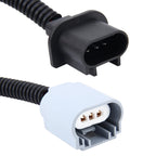2 PCS H13  Car HID Xenon Headlight Male to Female Conversion Cable with Ceramic Adapter Socket, 9004/9007