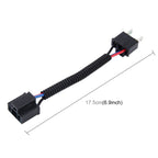 2 PCS H4 Car HID Xenon Headlight Male to Female Conversion Cable, H4