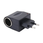 6W Vehicle Power Inverters 220V AC/DC to 12V DC with Car Cigarette Lighter Socket Adapter Converter Vehicle Amplifier Power Output: DC 12V 500mA(EU Plug), 12V 500mA(EU Plug)