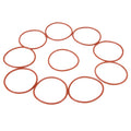 10 PCS Motorcycle Rubber Motor Cover Ring for ZhuJiang, Motor Cover