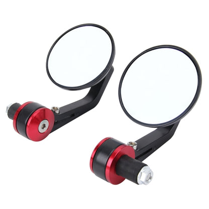 2 PCS Universal Motorcycle Round Shape  Rear View Mirror for Most Motorcycle, Round Shape