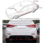 Car Buzzer Reverse Backup Radar System - Premium Quality 2 Parking Sensors Car Reverse Backup Radar System with LCD Display(Black), LCD Screen