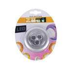 Car Universal Interior LED Stick Touch Lamp, 4 LEDs（Black）, 3 LEDs（White）