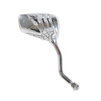 2 PCS Motorcycle Universal Ghost Hand Style Plating Metal Shell Holder Rear VIew Mirror, Ghost Hand