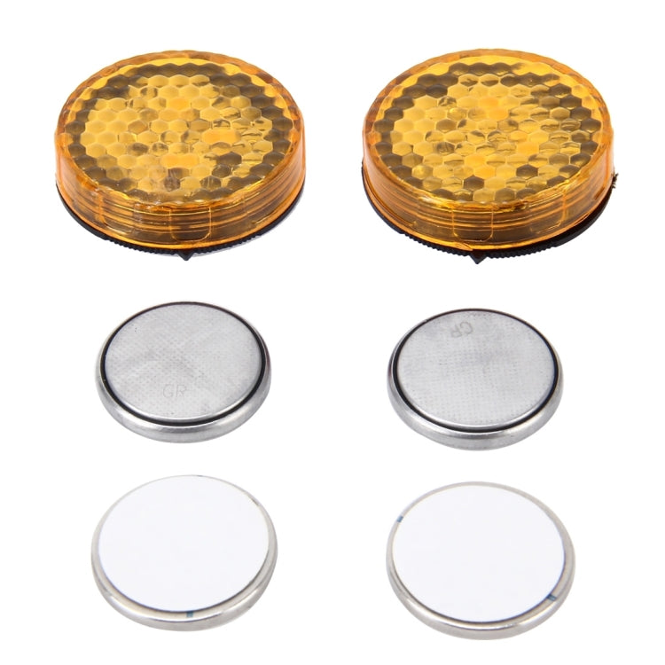 2 PCS Car Door Anti-collision Warning Strobe Light (Red Light), Yellow Light, Red Light, Blue Light, Colorful Light