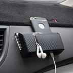 Car EVA Carrying Organizer Storage Double-layer Sticker Bag for Phone Coin Key and Other Small Items(Big Size), Big Size