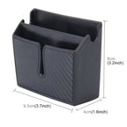 Car EVA Carrying Organizer Storage Double-layer Sticker Bag for Phone Coin Key and Other Small Items(Small Size), Small Size