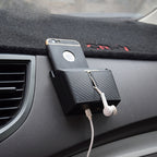 Car EVA Carrying Organizer Storage Double-layer Sticker Bag for Phone Coin Key and Other Small Items(Small Size), Small Size
