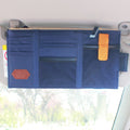 Multi-functional Auto Car Sun Visor Sunglass Holder Card Storage Holder Inner Pouch Bag