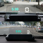 With Adjustable Reflection Board, Speed & RPM & Water Temperature & Oil Consumption & Driving Distance / Time & Voltage Display, Over Speed Alarm, Connect OBD2 Interface, C500（White), C500(Green), C500(Blue)