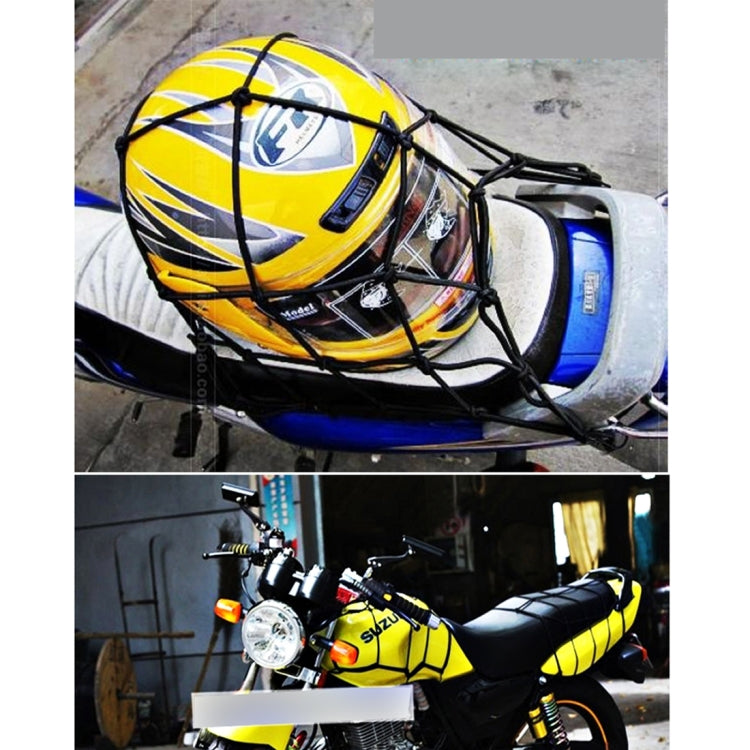Motorcycle Nylon Fix Net with 6 Hooks, Size:30×30cm, Nylon Fix Net