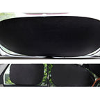 6 in 1 Summer Accessories Coated Silver Car Sun Shade Cloth Set, 6 in 1